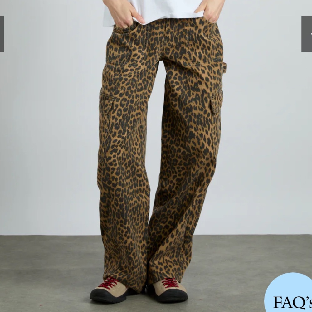 Damson Madder Leopard Print Jeans